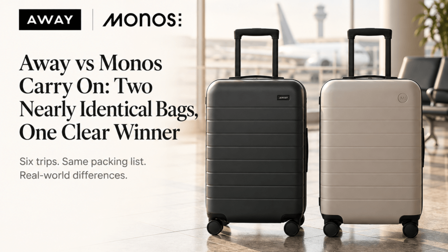 Away vs Monos Carry On: Two Nearly Identical Bags, One Clear Winner