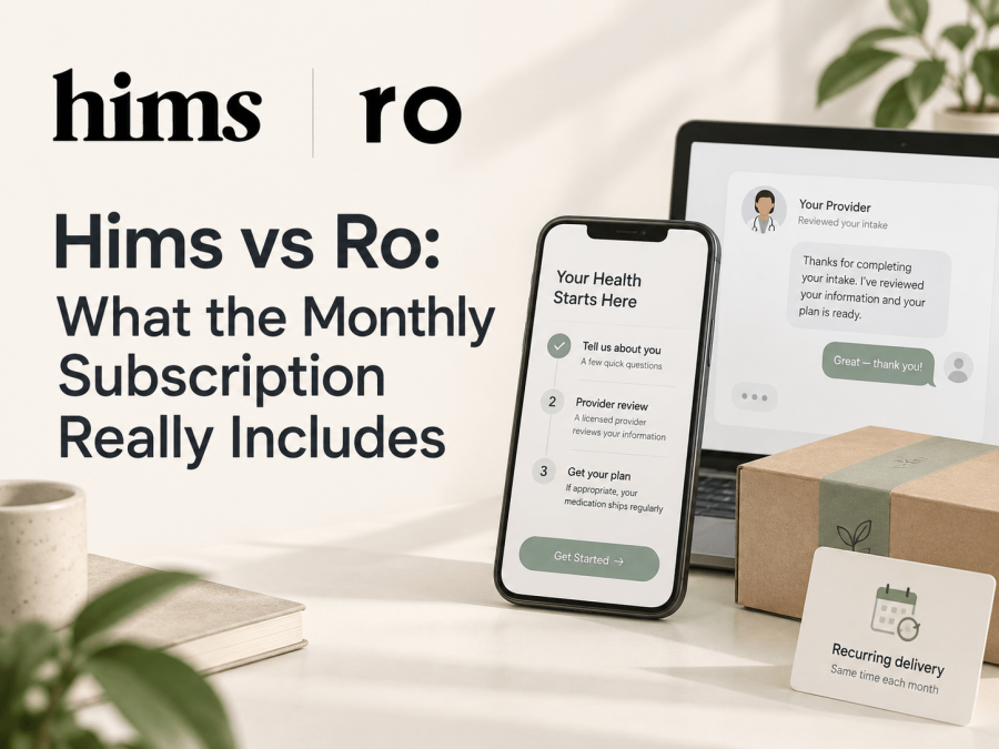 Hims vs Ro: What the Monthly Subscription Really Includes