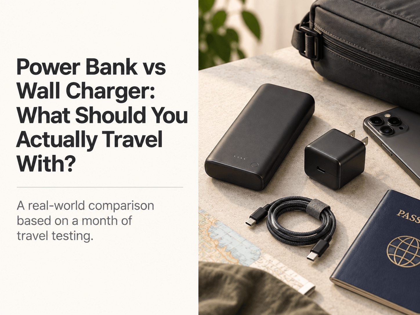 Power Bank vs Wall Charger: What Should You Actually Travel With?